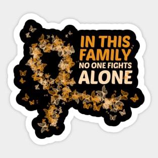 Appendix Support In This Family No One Fight Alone Sticker